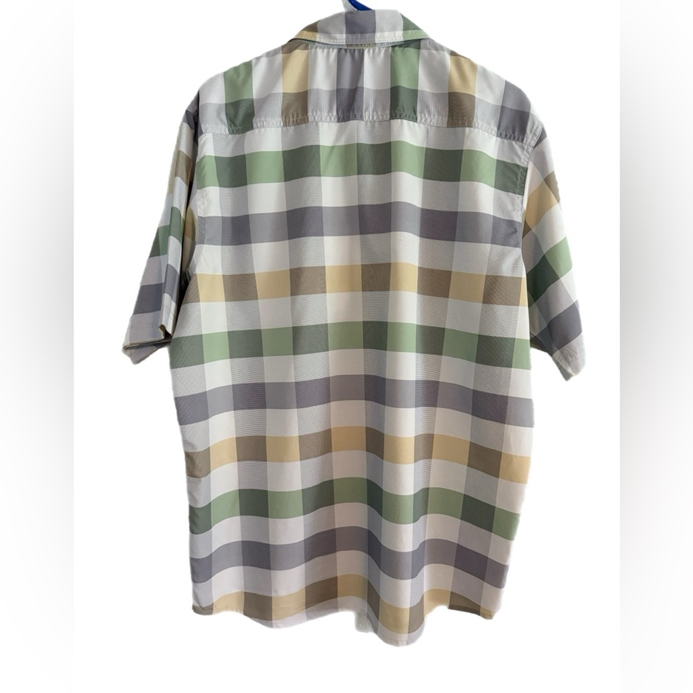 Wrangler Men's Multicolor Plaid Button Down Shirt - Picture 3 of 9